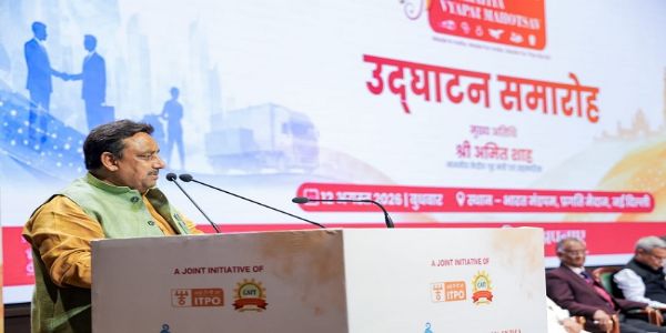 ‘भारतीय व्यापार महोत्सव 2026’ को संबोधित करते प्रवीण खंडेलवाल ‘भारतीय व्यापार महोत्सव 2026’ को संबोधित करते प्रवीण खंडेलवाल