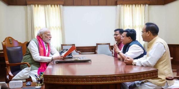 यूपीपीएल प्रतिनिधिमंडल ने प्रधानमंत्री से बीटीआर समझौता क्रियान्वयन की उठाई मांग