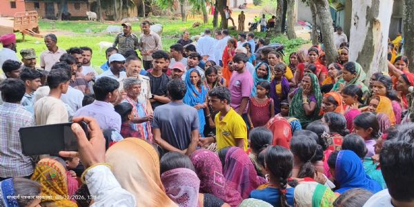 वाहन की चपेट में आने से बच्चे की मौत, गांव में पसरा मातम