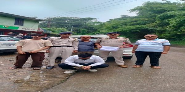लंबागांव में टैक्सी चालक से 7 ग्राम चिट्टा बरामद, आरोपी गिरफ्तार