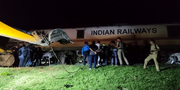 रेल में फँसकर मरने वाले हाथियों को बचाने का काम रेल में फँसकर मरने वाले हाथियों को बचाने का काम