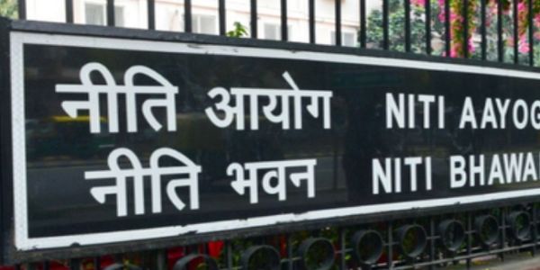 नीति आयोग के लोगो का प्रतीकात्मक चित्र नीति आयोग के लोगो का प्रतीकात्मक चित्र