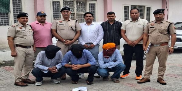 कैथल: हेरोइन के साथ पंजाब के तीन युवक गिरफ्तार
