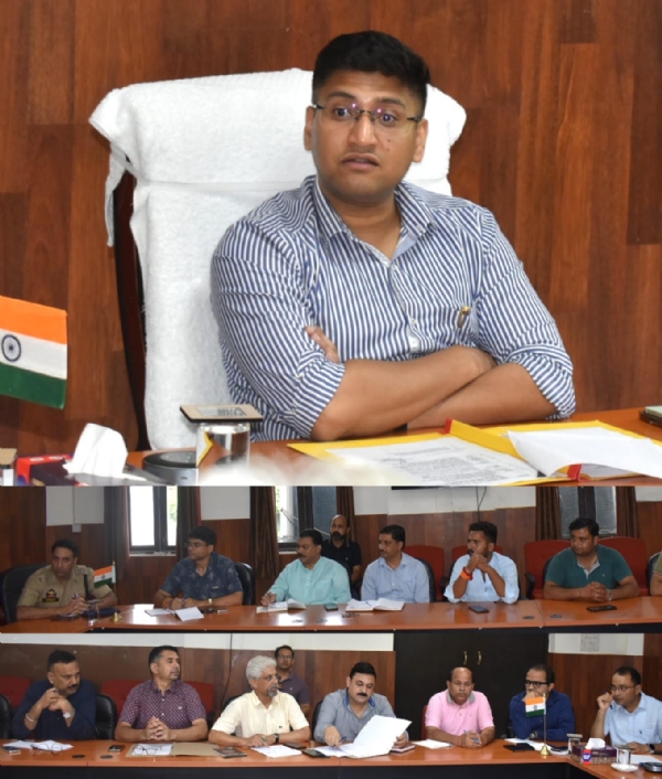 बुड्ढा अमरनाथ यात्रा को लेकर रियासी प्रशासन ने कसी कमर  सुरक्षा, स्वास्थ्य, पानी, बिजली और सड़क व्यवस्था समय पर पूरा करने के निर्देश