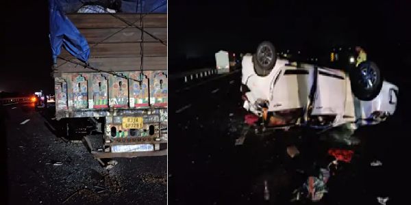 मप्र के रतलाम में एक्सप्रेस-वे पर सड़क हादसा मप्र के रतलाम में एक्सप्रेस-वे पर सड़क हादसा