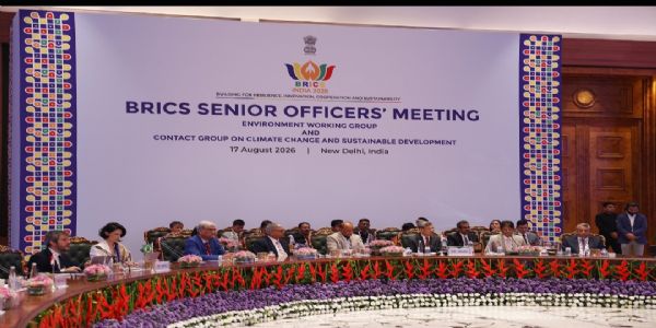 भारत की ब्रिक्स अध्यक्षता-2026 के तहत पर्यावरण कार्य समूह और जलवायु परिवर्तन एवं सतत विकास संपर्क समूह की वरिष्ठ अधिकारियों की बैठक