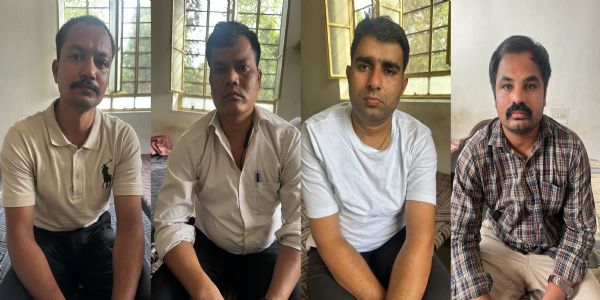 राजस्थान के अयोध्या साइबर क्राइम थाने के चार पुलिसकर्मी 2.80 लाख की रिश्वत लेते गिरफ्तार