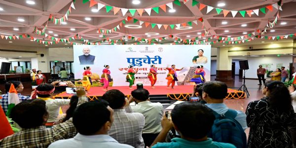 दिल्ली सचिवालय में पुडुचेरी स्थापना दिवस के उपलक्ष्य पर सांस्कृतिक कार्यक्रम आयोजित