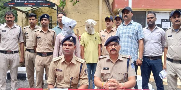 नागदा- चोरी के दो अलग-अलग मामलों में तीन आरोपित गिरफ्तार, 28.40 रुपधे् का माल बरामद