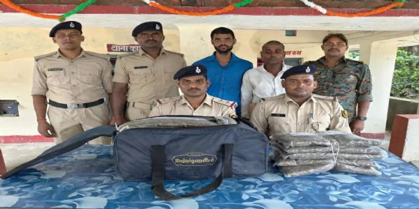 सुपौल में 37 किलो गांजा बरामद, तीन तस्कर गिरफ्तार