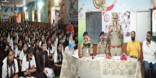 साइबर सुरक्षा का संदेश 1800 विद्यार्थियों तक पहुंचा , पुलिस ने ठगी से बचाव के बताए उपाय
