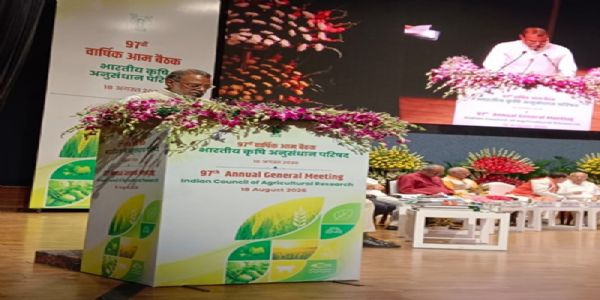 आईसीएआर की बैठक को संबोधित करते हुए मंत्री नारायण सिंह कुशवाह आईसीएआर की बैठक को संबोधित करते हुए मंत्री नारायण सिंह कुशवाह