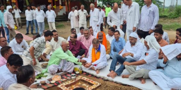 अट्टे वाले बाबा मंदिर के विकास कार्य का हुआ शुभारंभ , पर्यटन विभाग से 116.65 लाख स्वीकृत