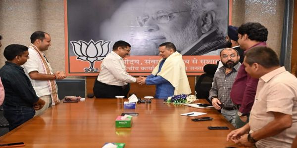 भाजपा सोशल मीडिया के नवनियुक्त राष्ट्रीय संयोजक दीपक म्हस्के ने पदभार संभाला