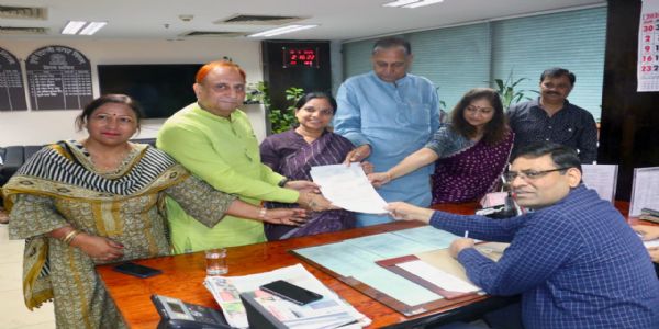 डीडीए की सलाहकार परिषद के सदस्य के रूप में एमसीडी के चार प्रतिनिधियों ने किया नामांकन
