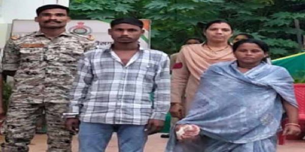 05.980 किलो अवैध गांजा के साथ एक विधि से संघर्षरत बालक व दाे आराेपित गिरफ्तार