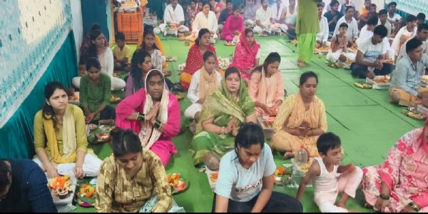 धमतरी में 85 यजमानों ने कराया कालसर्प योग शांति पूजन