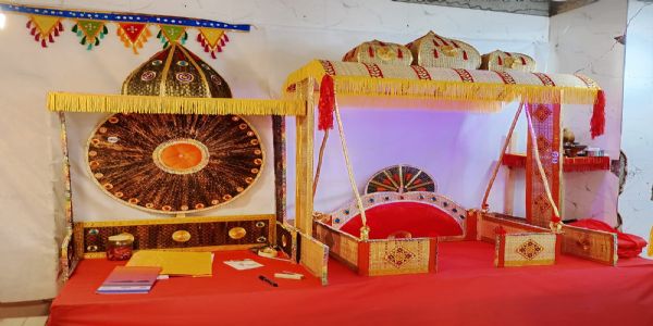 पर्यावरण पूरक बप्पा की सजावट से मूक- बधिर बच्चों को रोज़गार का मौका