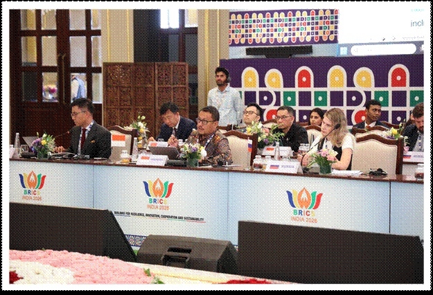 जयपुर में दूसरी ब्रिक्स 2026 पर्यटन कार्य समूह की बैठक आयोजित जयपुर में दूसरी ब्रिक्स 2026 पर्यटन कार्य समूह की बैठक आयोजित