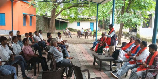 भाजपा की प्रवासी कार्यकर्ता बैठक में संगठन विस्तार पर मंथन, 16 अगस्त तक शक्ति केंद्र समितियों के गठन का लक्ष्य