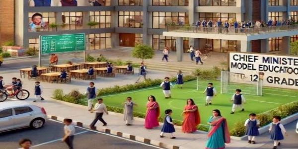 अयोध्या के पूराबाजार में विकसित हो रहा मुख्यमंत्री कम्पोजिट विद्यालय