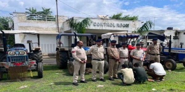 मप्र पुलिस ने तीन सप्ताह में विभिन्न जिलों में कार्रवाई कर चोरी किए गए 122 वाहन किए जब्त