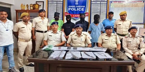 रानीगंज में डकैती की साजिश पुलिस ने किया नाकाम, चार गिरफ्तार