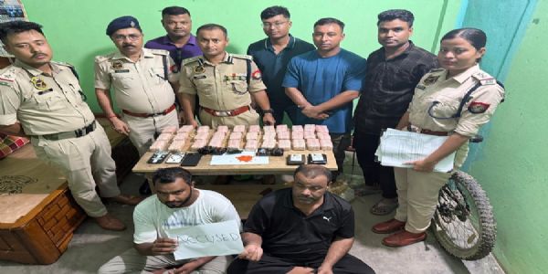 कछार पुलिस ने 70 हजार संदिग्ध याबा टैबलेट जब्त की, दो गिरफ्तार