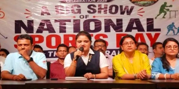 राष्ट्रीय खेल दिवस पर दुर्गापुर में भव्य खेल महोत्सव