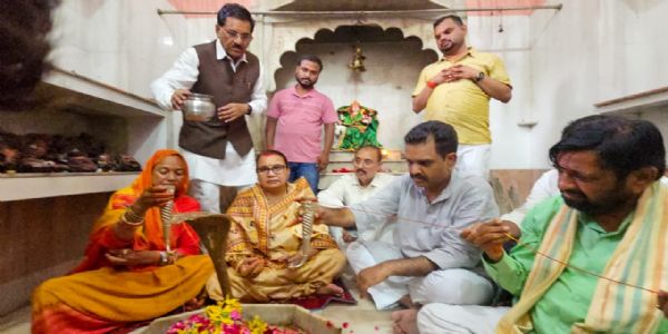 सर्व समाज की आस्था और समरसता का प्रतीक है शीतला माता मंदिर : असीम अरुण