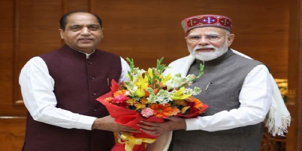 प्रधानमंत्री से मिले जयराम ठाकुर, हिमाचल के महत्वपूर्ण मुद्दों पर की चर्चा