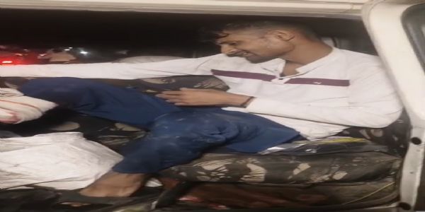 बुजुर्ग महिला का बाला लूटने वाला बदमाश पुलिस मुठभेड़ में गिरफ्तार