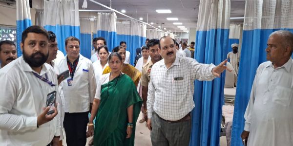 जींद: हरियाणा महिला आयोग की उपाध्यक्ष ने किया नागरिक अस्पताल व महिला थाना का निरीक्षण
