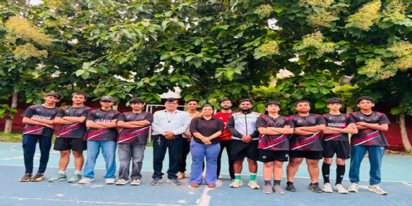 रोलबॉल टीम राज्य स्तरीय चैपिंयनशिप के लिए रवाना