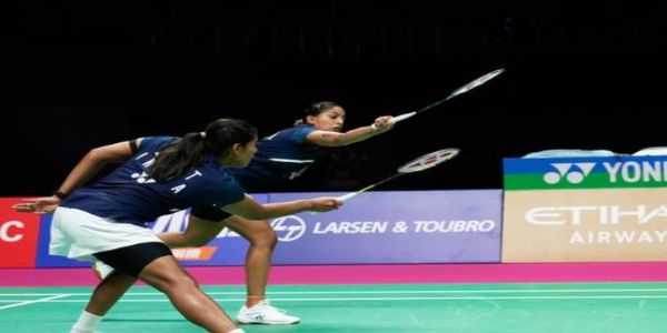 भारतीय महिला युगल जोड़ी ट्रीसा जॉली और गायत्री गोपीचंद भारतीय महिला युगल जोड़ी ट्रीसा जॉली और गायत्री गोपीचंद