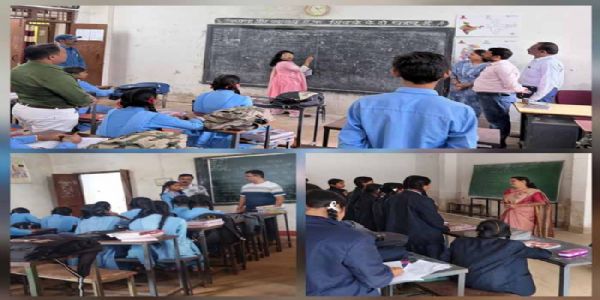 जिले में शिक्षा व्यवस्था को सशक्त बनाने 170 से अधिक स्कूलों में पहुंचा प्रशासनिक अमला