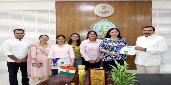 हिसार : गुरु जम्भेश्वर विश्वविद्यालय के शोध को अंतरराष्ट्रीय पहचान, एक्सआरडी पैटर्न आईसीडीडी के प्रतिष्ठित डेटाबेस में शामिल