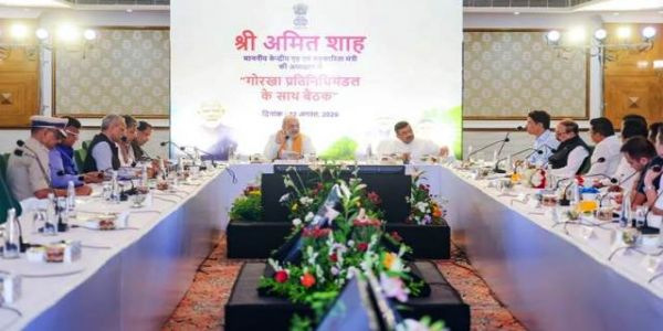 अमित शाह का बंगाल के पहाड़ी क्षेत्र के लिए जल्द स्थायी राजनीतिक समाधान का आश्वासन