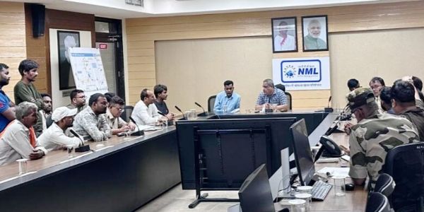 एनटीपीसी तिलईपल्ली में ट्रांसपोर्टर के खिलाफ चल रहा धरना समाप्त