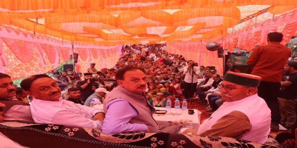 शिलाई विधानसभा क्षेत्र में विकास कार्यों को मिल रही गति : हर्षवर्धन चौहान