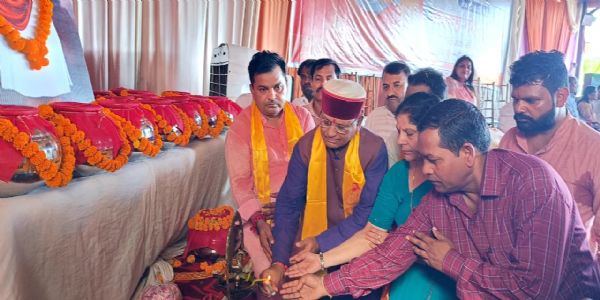संत रविदास जी की 650वीं जयंती पर भव्य कलश वंदन कार्यक्रम
