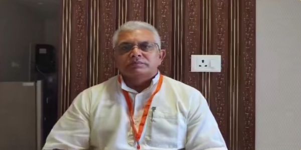 बंगाल में भाजपा सरकार के 100 दिन पूरे, दिलीप घोष ने गिनाईं उपलब्धियां
