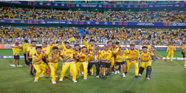 Image of the Barpeta Braves Team Inaugural Assam Premier League Title.