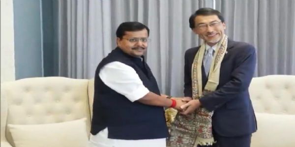 जापान के राजदूत ने की भाजपा अध्यक्ष नितिन नवीन जापान के राजदूत ने की भाजपा अध्यक्ष नितिन नवीन