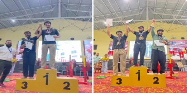 नेशनल फेडरेशन कप में जमशेदपुर के मृत्युंजय ने जीते दो पदक, बेंच प्रेस में स्वर्ण