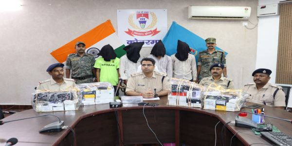 चोरी का खुलासा, चार आरोपित गिरफ्तार