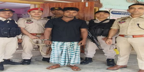 Image of the Arrested SBN Operative In Hailakandi.