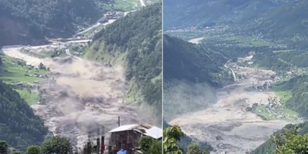 बाढ़ से कस्टम कार्यालय का कुछ भी नहीं बचा है