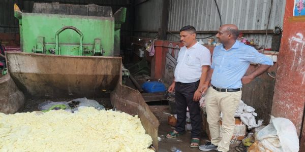 रक्षाबंधन से पहले 700 किलो खोया और 150 लीटर मिल्क नष्ट