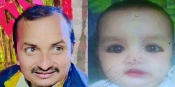 दीवार ढहने से मलबे में दबकर पिता-पुत्री की माैत